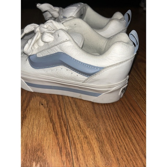VANS Knu Stack Platform Lift Shoes Periwinkle White Shoes Unisex W 10 M 8.5 - Picture 2 of 9